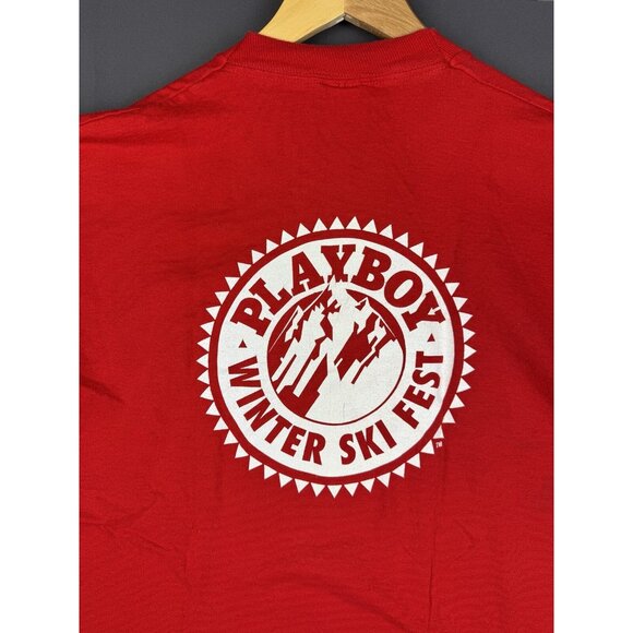 Vintage 90s Playboy Winter Ski Fest Johnnie Walker Red Label Taste Richness - Picture 9 of 12